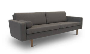 Niels Gammelgaard, Luna, 3 pers. sofa, antracit.