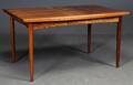 Skovby. Spisebord af palisander, hollandsk udtræk