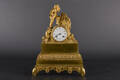 Fransk kaminur af forgyldt bronze, 1800-tallet