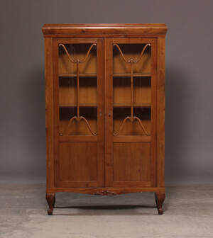 Vitrineskab, mahogny Denne vare er sat til omsalg under nyt varenummer 4332494