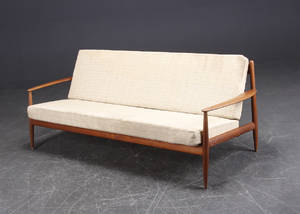 Grethe Jalk Fire-pers. sofa af teak