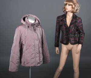 To damejakker Str. Small, en dynejakke samt en blazer 2