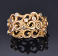 Brillantring, ca 0.20 ct af 14 kt