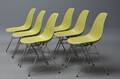 Charles Eames. Sæt på seks skalstole, model DSS , Lime 6  Denne vare er sat til omsalg under nyt varenummer 4964919