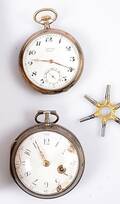 FICKUR, 2 st, bl a silver, 1900-tal.