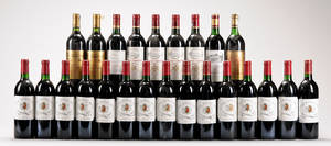 24 fl. Bordeaux rødvin.