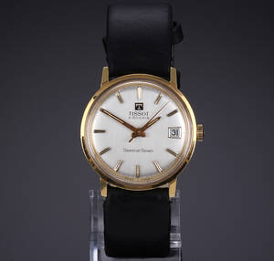 Tissot Seastar Seven. Vintage herreur i forgyldt stål