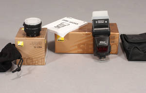 Nikon Speedflash SB-800 og Nikon Converter TC17E II 2