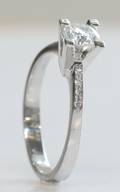 Brillantring, ca. 0.71 ct.