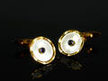 Par manchetknapper, 14 kt. guld 2