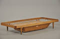 Daybed af bejdset bøg, underliggende magasin, ca. 1950erne 2