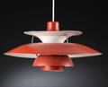 M203128 - Poul Henningsen. PH5 pendel, rød