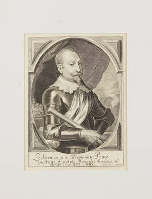 Porträtt på Gustaf II Adolf