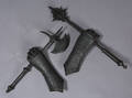 Rustningsattrapper af metal 2