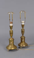 To bordlamper, messing, 1900-tallet 2