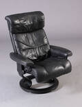 Stressless. Lænestol, sort skind
