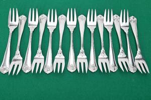 Bakelsegafflar Silver Sachsisk ca 342 gr