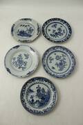 Tallrikar, 5 st. Kina