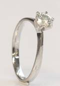 Solitairering, ca. 0.60 ct.