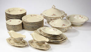 KPM Rosenborg kaffestel af porcelæn. 57