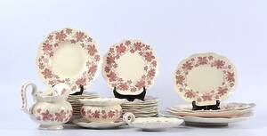 MATSERVIS, flintgods, 31 delar, Vinranka Arthur Percy, Gefle.