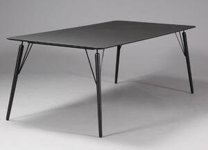Henrik Pedersen. Spisebord Model Air, 205x100, sort Denne vare er sat til omsalg under nyt varenummer 4937980