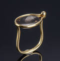 Georg Jensen. Savannah ring, 18 kt. guld med røgkvarts  Denne vare er sat til omsalg under nyt varenummer 4518202