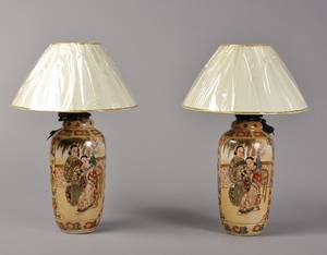 Par kinesiske bordlamper 2