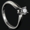 Solitaire ring ca. 0.47 ct.