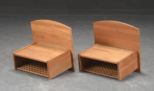 Trip Trap. Et par sengeborde af teaktræ 2