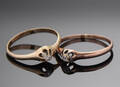 Par vintageringe af 14 kt guld 2