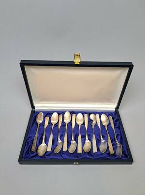 Kaffeskedar, silver vikt 120 g