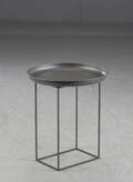 NORR11 Design House. Sofabord  Bakkebord model Duke Coffee Table small, Earth Black pulverlakeret stål 