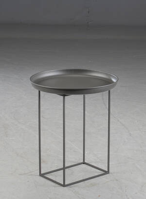 NORR11 Design House. Sofabord  Bakkebord model Duke Coffee Table small, Earth Black pulverlakeret stål 