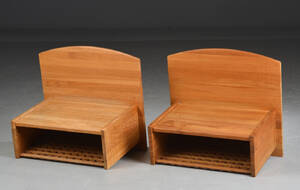 Trip Trap. Et par sengeborde af teaktræ 2