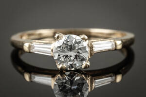 Diamantring, ca 0.75 ct