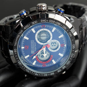 Barkers of Kensington, Armbanduhr, Modell Mega Sport Blue