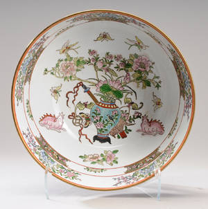 Kinesisk skål af porcelæn