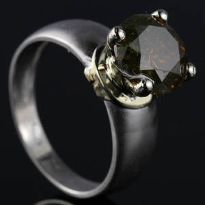 Solitaire-ring ca. 2.32 ct.