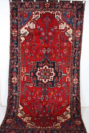 Persisk handknuten matta Sanandaj 303x160 cm.