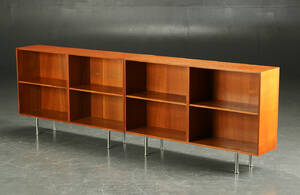 Et par reoler af teak, 1960erne, dansk møbelproducent 2