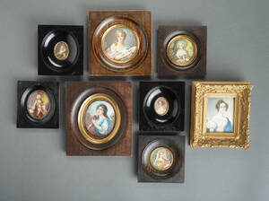 Samling miniaturportrætter 8