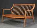 Sofa af massiv teak