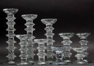 Samling Orrefors stager, glas 9