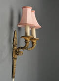 Et par lampetter af bronze i Louis XVI stil, 1900-tallet 2