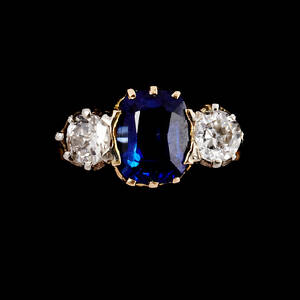 Ring 18 k guld briljanter