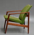 Dansk møbelarkitekt. Lænestol af teak