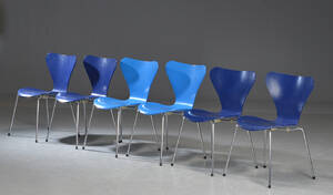 Arne Jacobsen. Seks Syverstole model 31076