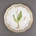 Kgl. Porcelæn. Flora Danica Tallerken nr. 3526