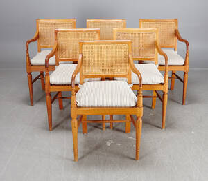 Karmstolar, rotting, 6 st